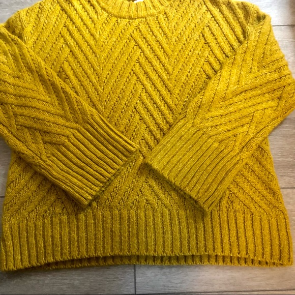a new day Mustard Yellow Crew Neck Sweater - Picture 3 of 8